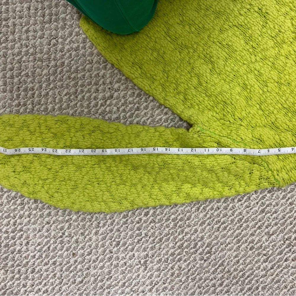 Helmut Lang Lime Green Crew Neck Sweater - Picture 10 of 11